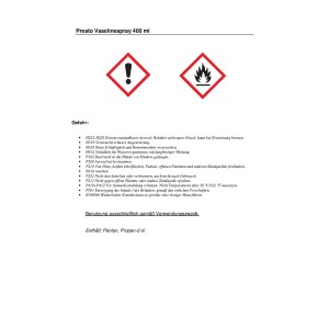 Presto Vaselinespray 400ml: Spray zur Lackreparatur und Karosseriereparatur. Schützt Metalle vor Säuren und Laugen.