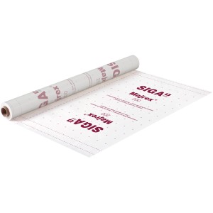 Rolle Siga Majrex Hygrobrid-Dampfbremse, 1,5 m x 50 m, für luftdichte Gebäudehüllen.