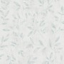 Marburg Vliestapete City Glam Floral Greige mit Blattmuster auf hellem Grund.