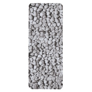 Graue Kleine Wolke Wanneneinlage Stepstone, 36x92cm, mit Steinmuster für sicheren Halt in der Badewanne.