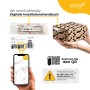 Emuca Handtuchhalter Ausziehbar 2 Arme Aluminium Matt Eloxiert_7