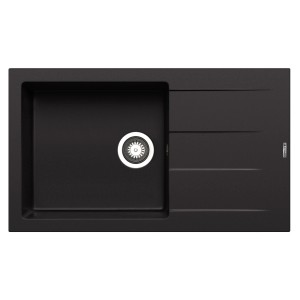 Pyramis Pyragranitespüle Athlos Plus 1B 1D 86 cm x 50 cm Volcano