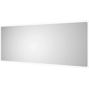 DSK Design LED-Lichtspiegel Silver Rio, 160x70 cm, mit umlaufender LED-Beleuchtung.