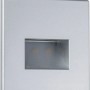 Paulmann LED-Wandeinbauleuchte Edge, eckig, chrom matt, für Treppen und Flure