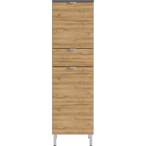 Germania Schrank Mauresa, Graphit/Eiche, 34x120x34cm, Sideboard mit Schublade und Türen.