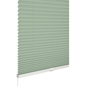 Schöner Wohnen Plissee Milla, 50x130 cm, Grün: Lichtdurchlässiges, grünes Faltstore für Fenster.