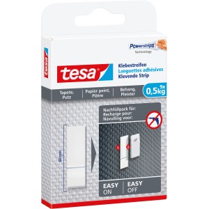 Tesa Klebestreifen für Tapeten und Putz