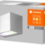 Verpackung der Ledvance Smart+ Brick Multicolor Außenleuchte, silberfarben, mit LED und WiFi.
