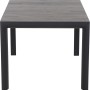 Rechteckiger Siena Garden Gartentisch, Washed Grau, 90x160,5 cm, mit Aluminiumgestell und Keramik-Tischplatte.