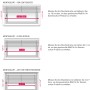 Anleitung zum richtigen Messen einer Gardinia Aluminium Jalousie für verschiedene Montagearten.