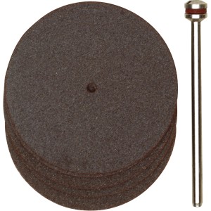 Proxxon Trennscheiben 38mm, 5 Stück mit Träger für Miniaturwerkzeuge.
