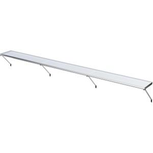 KGT Hängebord Dahlie III für Gewächshäuser, Aluminium mit weißen Kunststoffplatten.