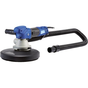 LUX 2-in-1 Trockenbauschleifer TBS-750 mit Schleifkopf und Absaugschlauch.