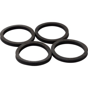 KÖRO Gummi-Quetschringe, 31x38x4 mm, für dichte Küchen-Siphons.