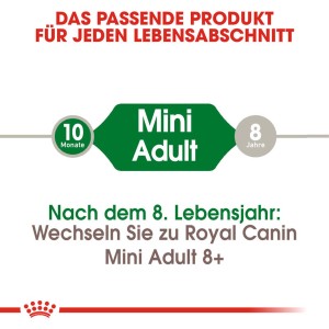 Royal Canin Mini Adult: Trockenfutter für kleine Hunde von 10 Monaten bis 8 Jahren.