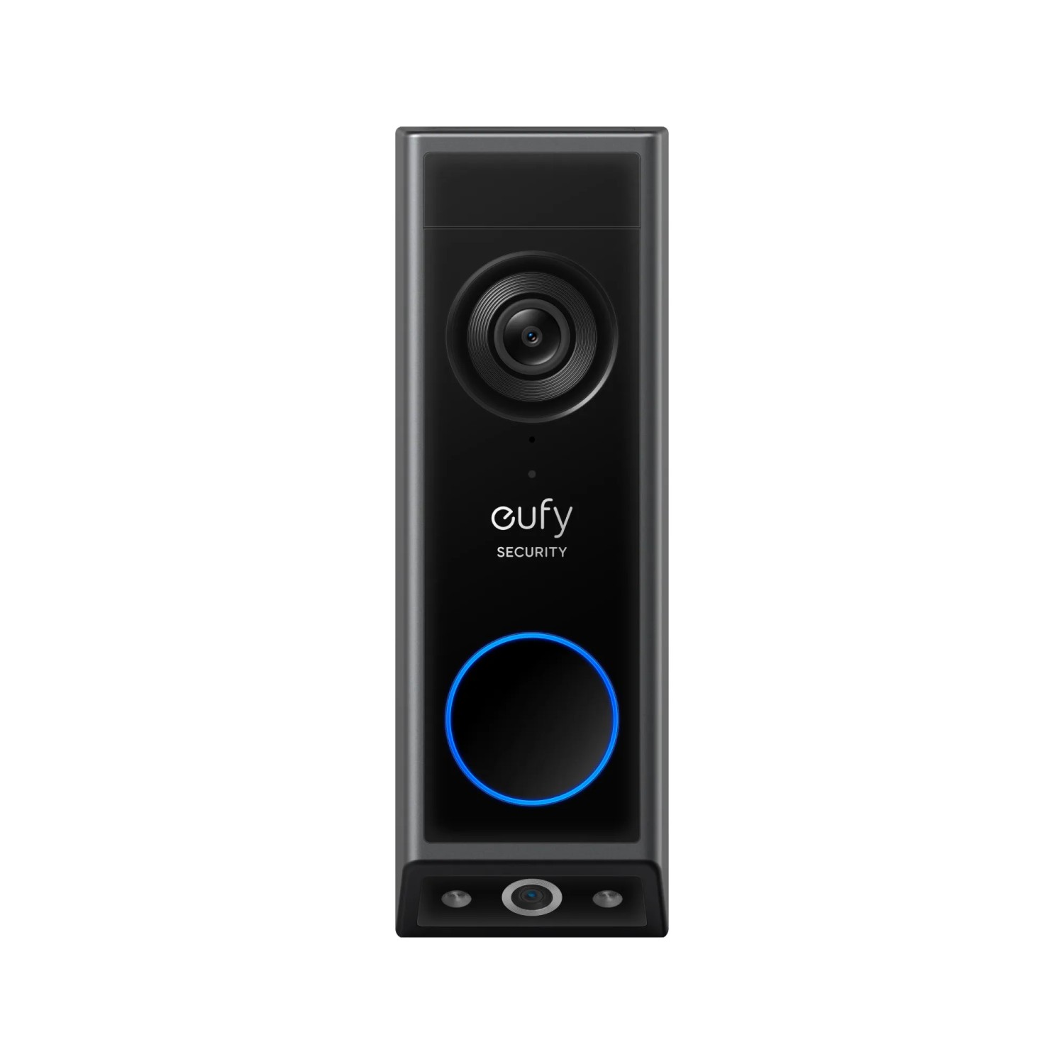 Eufy Video-Türklingel E340 mit Dual-Kamera und MiniBase Chime für smarte Überwachung.