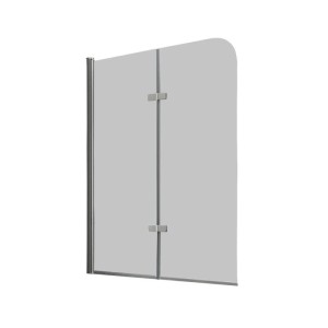 Glasdeals Badewannenaufsatz Duschtrennwand BREASE 100 x 140 cm 3513