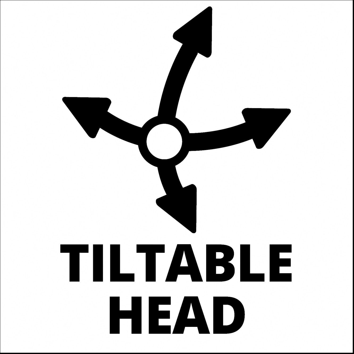 Symbol für neigbaren Kopf des Einhell Trockenbauschleifers TC-DW 225 X.