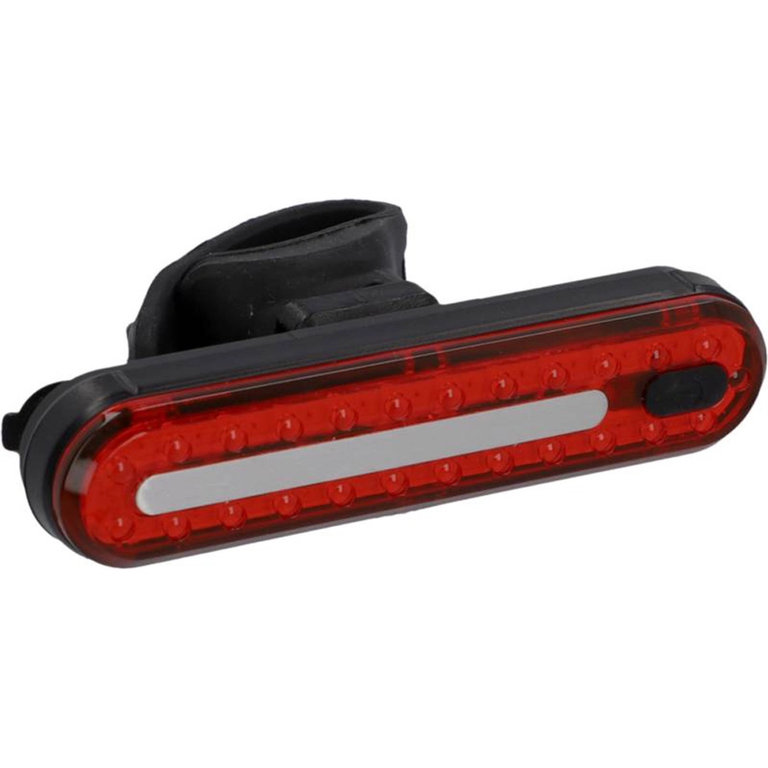 Fischer LED-Rückleuchte mit Stoppfunktion für Fahrrad-Beleuchtungsset, rote LEDs.