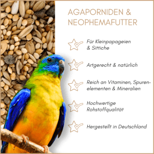 Supravit Agaporniden und Neophemafutter Vogelfutter