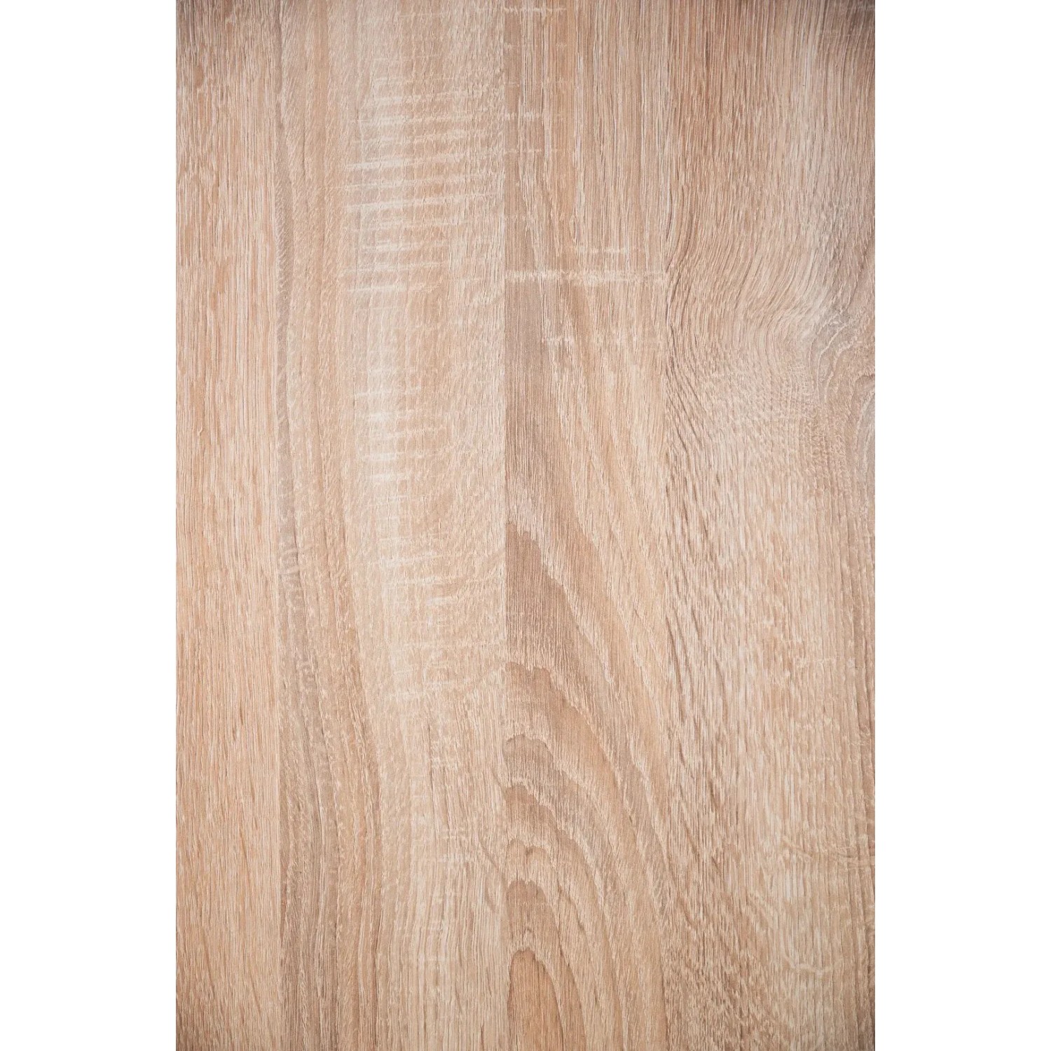 Detailaufnahme der Eiche Sägerau Arbeitsplatte der Respekta Economy Küchenzeile.