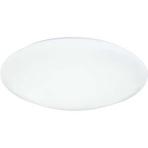 Weiße, runde Globo LED-Deckenleuchte Atreju I mit Farbwechsel und Dimmfunktion, Ø 49 cm.