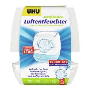 UHU Luftentfeuchter-Container Ambiance Turbo Tab Weiß