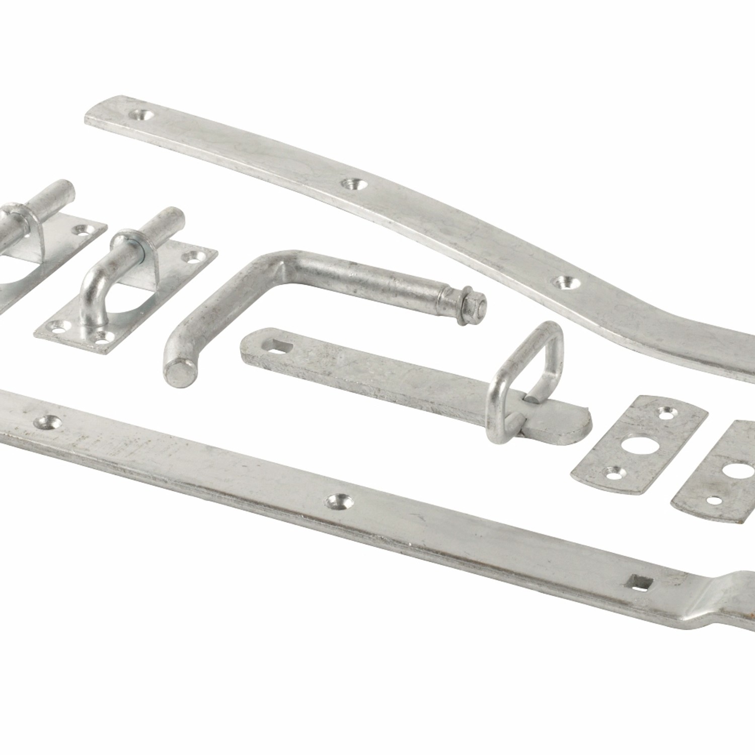 Beschläge-Set für Gartentor Ligno: Riegel, Bänder und Zubehör für Holztore.