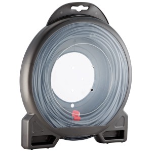 LUX Hochleistungs-Trimmerfaden Titanium, 3 mm x 15 m, auf Spule für Rasentrimmer.