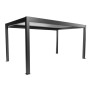 Biohort Pergola 5 m x 3 m Dunkelgrau-Silber