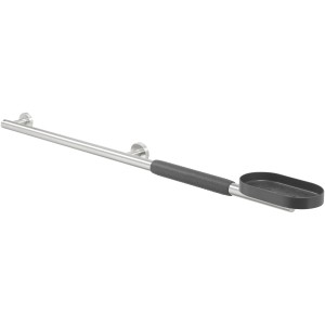 Tiger Sicherheitsgriff Boston, 90 cm, Edelstahl gebürstet mit Ablage und Anti-Rutsch-Griff