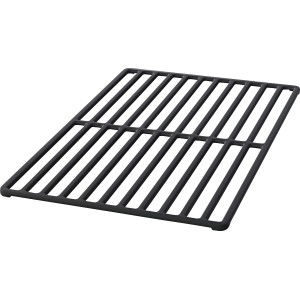 Schwarzer Grillrost aus Gusseisen für 6-Brenner Gasgrill, Grillutensil für hohe Hitzespeicherung.