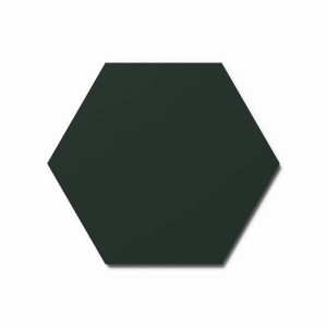 Designpaneel Hexagon Lino Conifer Clear MDF Schwarz 50 cm x 50 cm 3 Stück