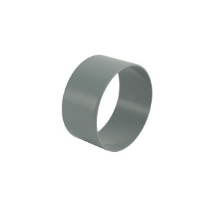 Marley Fallrohr-Bogenverbinder DN 53, grau, zur Verbindung von zwei Bögen.