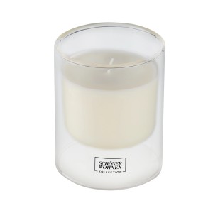 Schöner Wohnen Duftkerze Lemongrass im klaren Glas, Ø 9 cm.