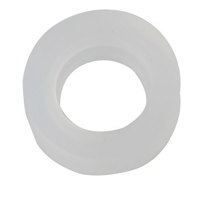 Transparente Kirchhoff Quetschdichtung aus Silikon, 10x8 mm, für Dichtungsringe.