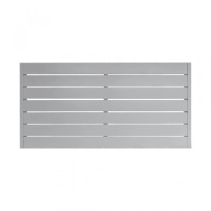 Sichtschutzzaunelement Faro Grau lackiert 90 cm x 180 cm