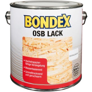 Dose Bondex OSB Lack, transparent, seidenglänzend, 2,5 l.