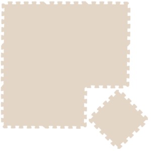 LittleTom Baby & Kinder Puzzlematte 30 x 30 cm 9 Stück Beige