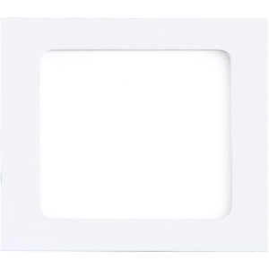 Quadratische, weiße Eglo LED Einbauleuchte Fueva 1, 17x17 cm, für warmweißes Licht.