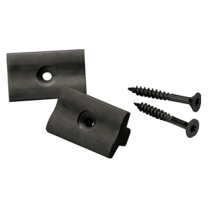 Terrassenclips für Terrassendielen WPC Schwarz 30 Stück