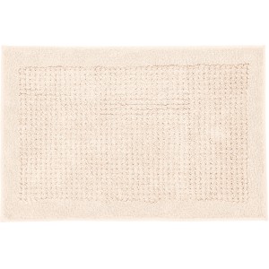 Naturfarbener Kleine Wolke Badteppich Net, 60x90 cm, aus Baumwolle.