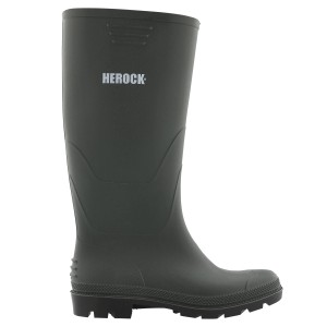 Herock Farmer Stiefel, Größe 36, in Schwarz. Wasserdichte Arbeitsschuhe der Sicherheitsklasse S5.