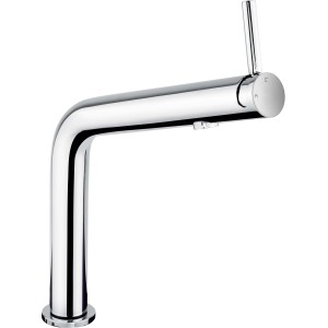 baliv Küchenarmatur KI-1160 Chrom, Einhebelmischer mit hohem, schwenkbarem Auslauf.