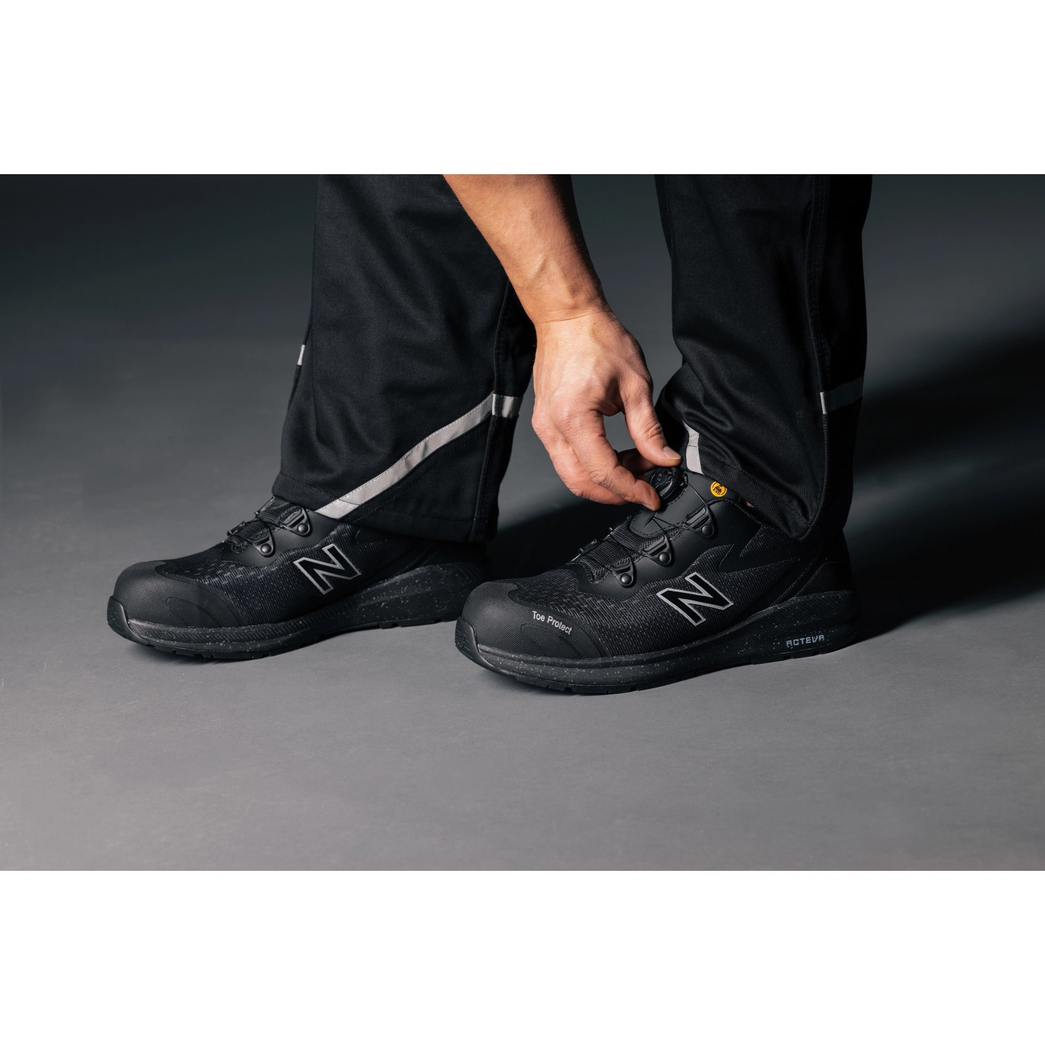 New Balance Sicherheitsschuhe Logic BOA S1 PL Schwarz-Orange Gr