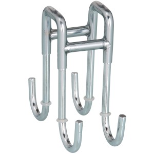 Wenko Doppel-Duschhaken Edelstahl glänzend