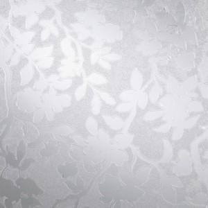 Transparente d-c-fix Klebefolie Spring mit floralem Muster, 67,5x150cm, für Fenster und Glasflächen.