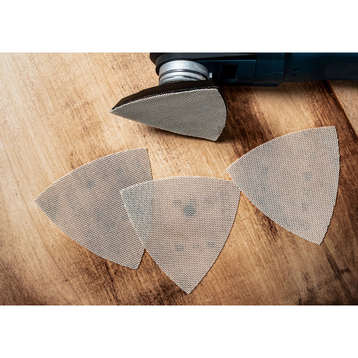 Bosch Expert Schleifblätter C470, 93x93mm, K100, 5 Stück, für Deltaschleifer.