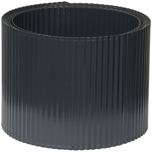 Bellissa Rasenkante kleine Welle, 5m, Anthrazit, für Beet- und Raseneinfassung.