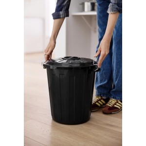 Rotho Universal Tonne Basic 25 l Schwarz